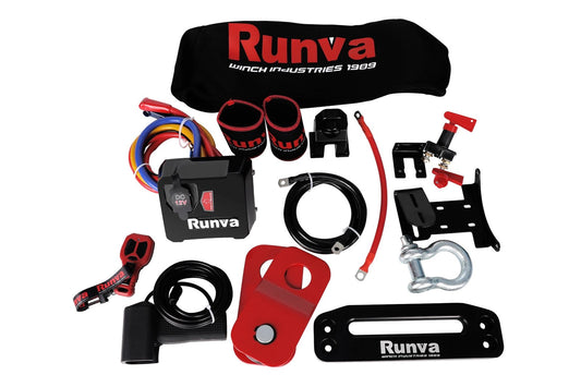 Runva Winch 11xp with Synthetic Rope Kit