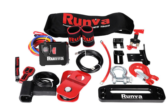 Runva Winch 13xp with Synthetic Rope 13XP